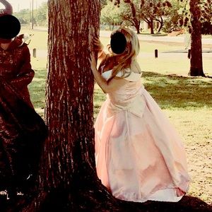 Sleeping Beauty/Princess Aurora costume pink and white size L-XL